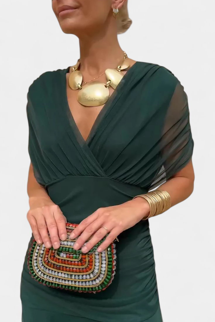 Helvano | Drapiertes Damenkleid