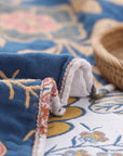 Helvano | Baumwoll-Überwurf mit Quasten im Boho-Stil