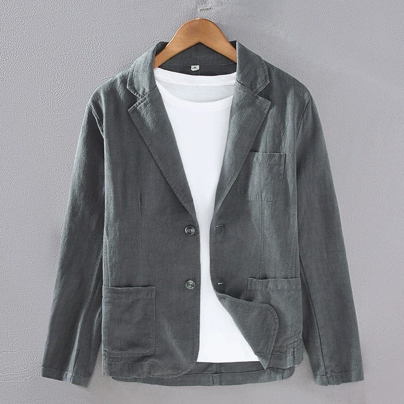 Helvano | Herren Leinen-Blazer regular