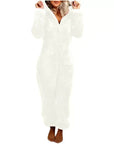 Helvano | Teddy-Fleece Overall mit Kapuze für Damen