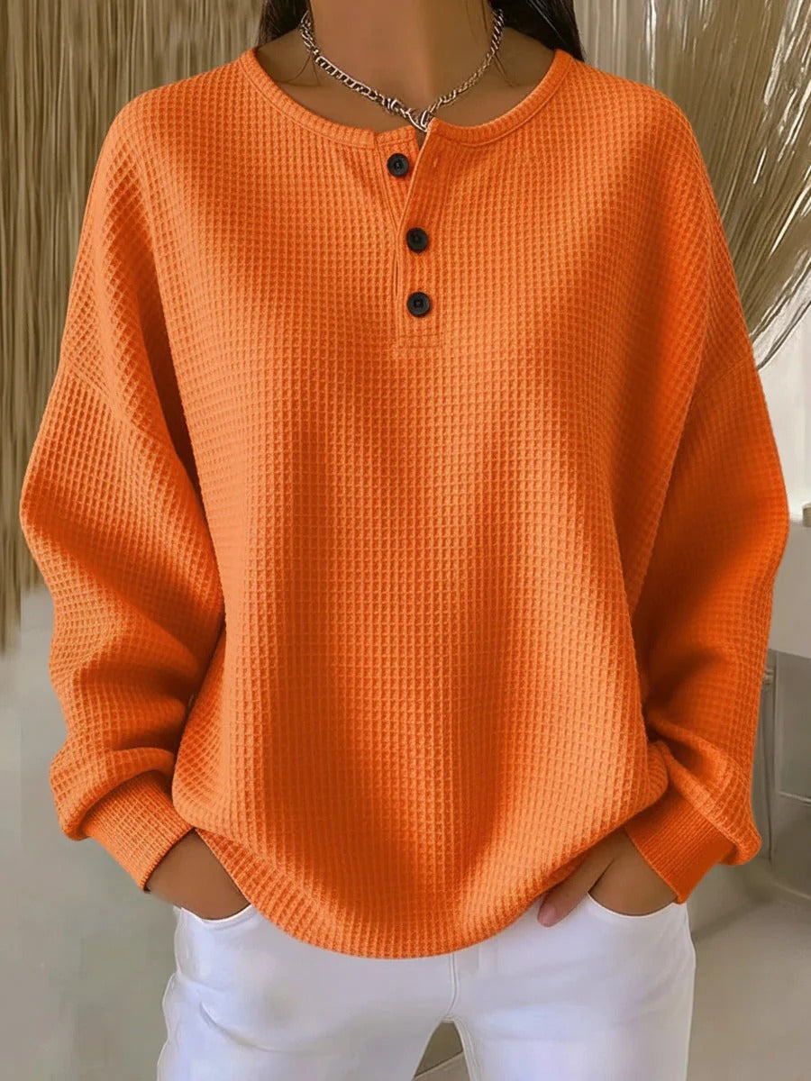 Helvano | Damen Waffelstrick-Pullover