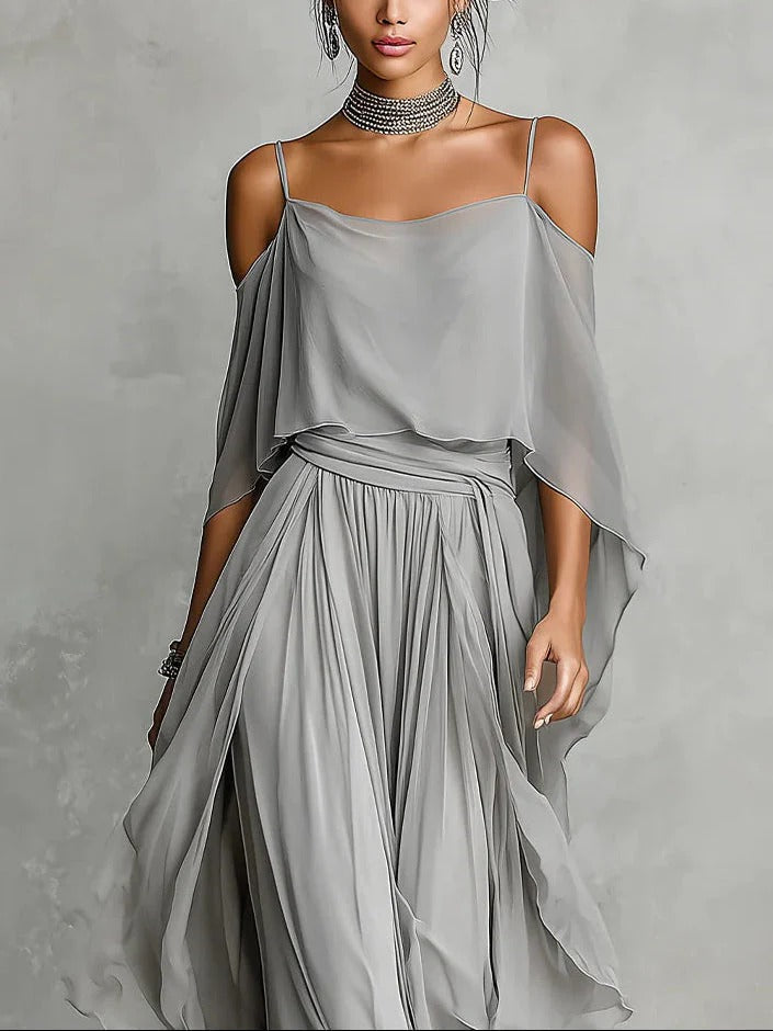 Helvano | Elegantes Chiffon-Set für Damen