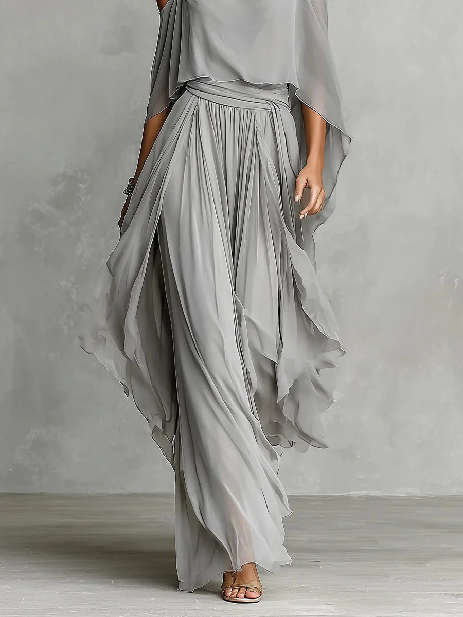 Helvano | Elegantes Chiffon-Set für Damen