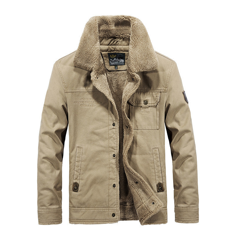 Helvano | Baumwolljacke mit Sherpa-Futter für Herren