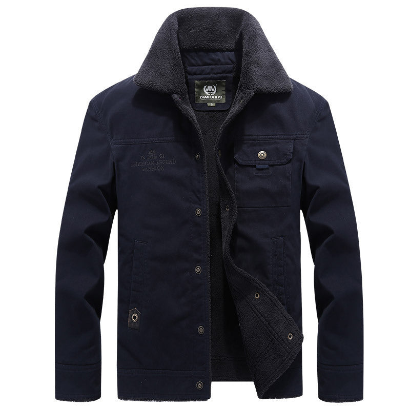Helvano | Baumwolljacke mit Sherpa-Futter für Herren