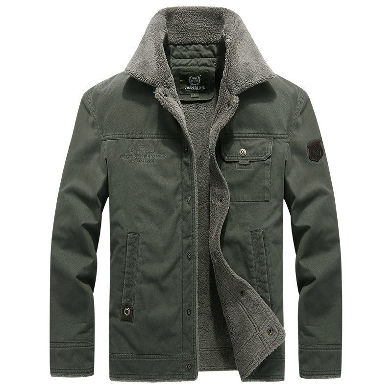 Helvano | Baumwolljacke mit Sherpa-Futter für Herren
