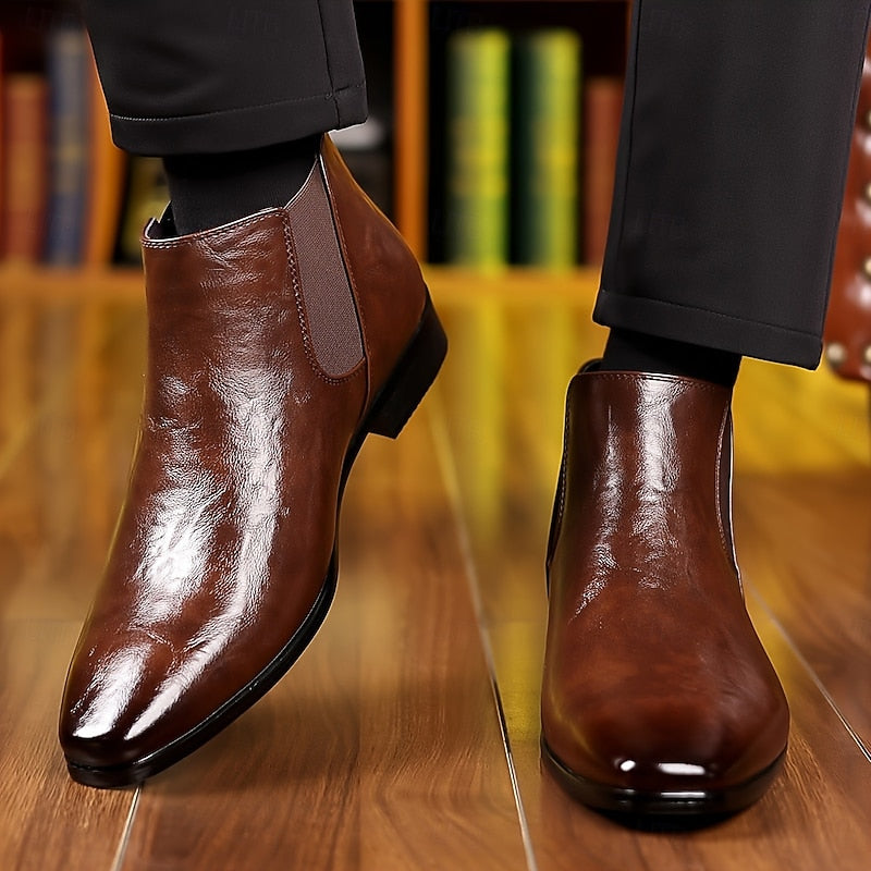 Helvano | Polierte Chelsea Boots für Herren