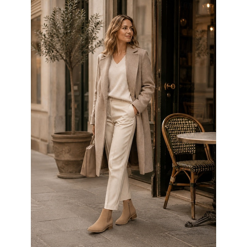 Helvano | Spitze Damen-Stiefeletten mit Blockabsatz
