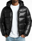Helvano | Gesteppte Herren-Pufferjacke mit Kapuze