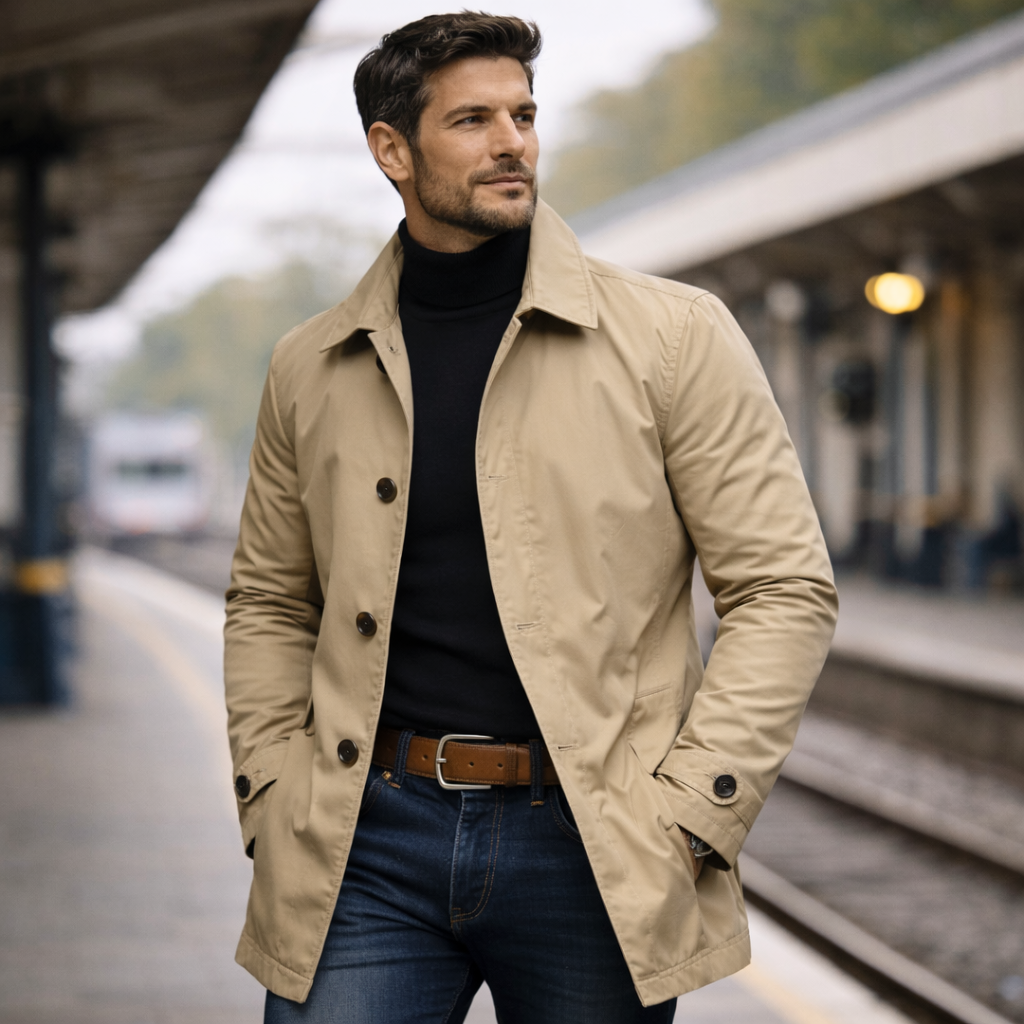 Helvano | Klassischer Mantel für Herren