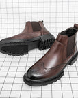 Helvano | Chelsea Boots mit Flügelkappe für Herren