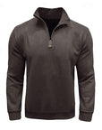 Helvano | Troyer-Sweatshirt mit Stehkragen für Herren
