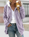 Helvano | Extra warmer Teddy-Fleece Zip-Hoodie für Damen