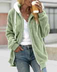 Helvano | Extra warmer Teddy-Fleece Zip-Hoodie für Damen