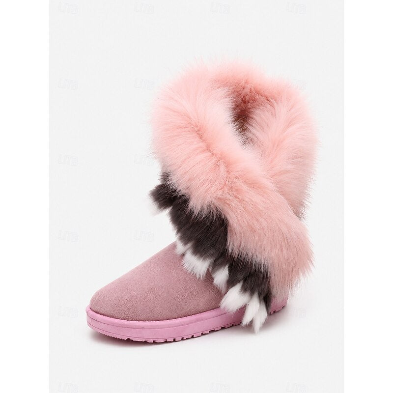 Helvano | Damen-Winterstiefel mit Plüschbesatz