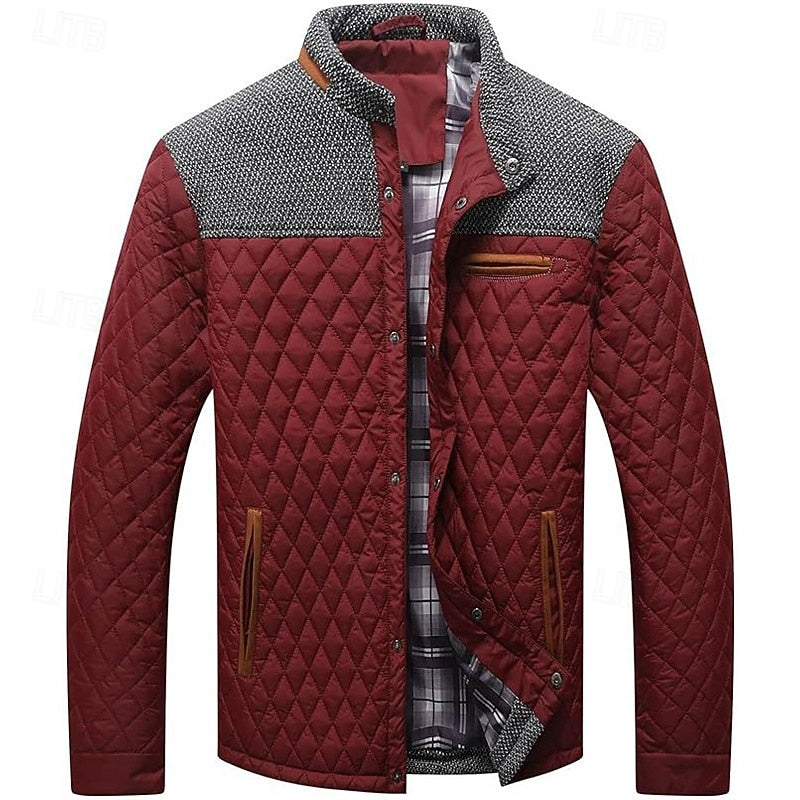 Helvano | Gesteppte Herrenjacke mit Stehkragen