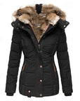 Helvano | Winterjacke mit Fellkapuze für Damen