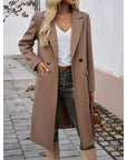 Helvano | Taillierter Longline-Mantel für Damen