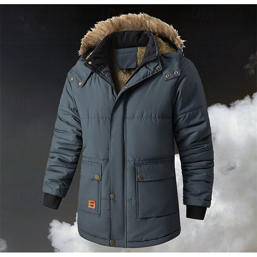 Helvano | Wattierter Kapuzenparka für Herren