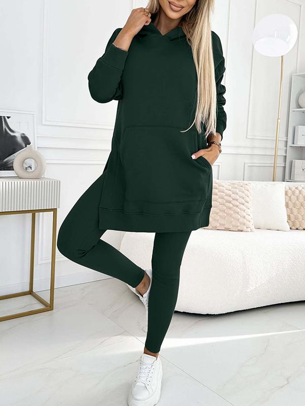Helvano | Damen Hoodie &amp; Leggings Set 2-teilig