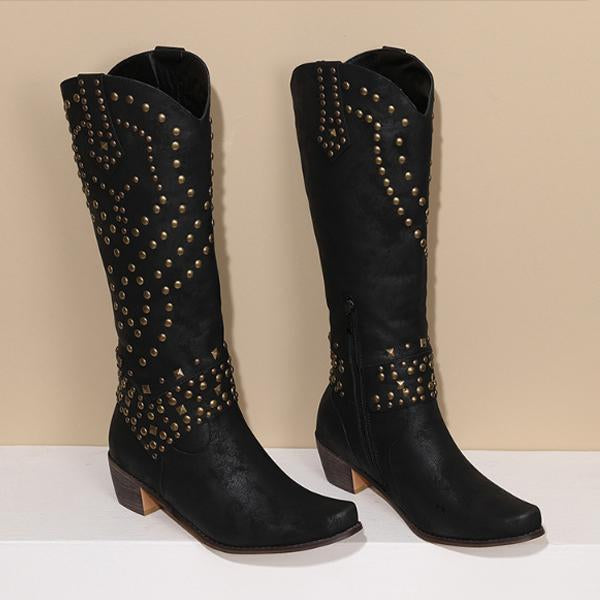Helvano | Cowboystiefel mit Absatz für Damen
