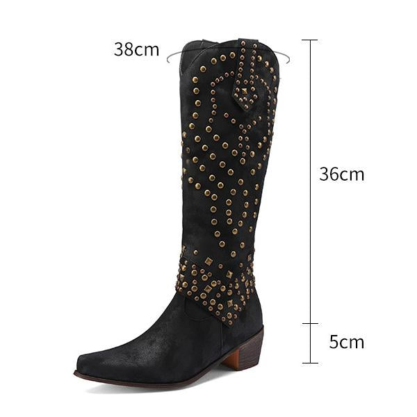 Helvano | Cowboystiefel mit Absatz für Damen