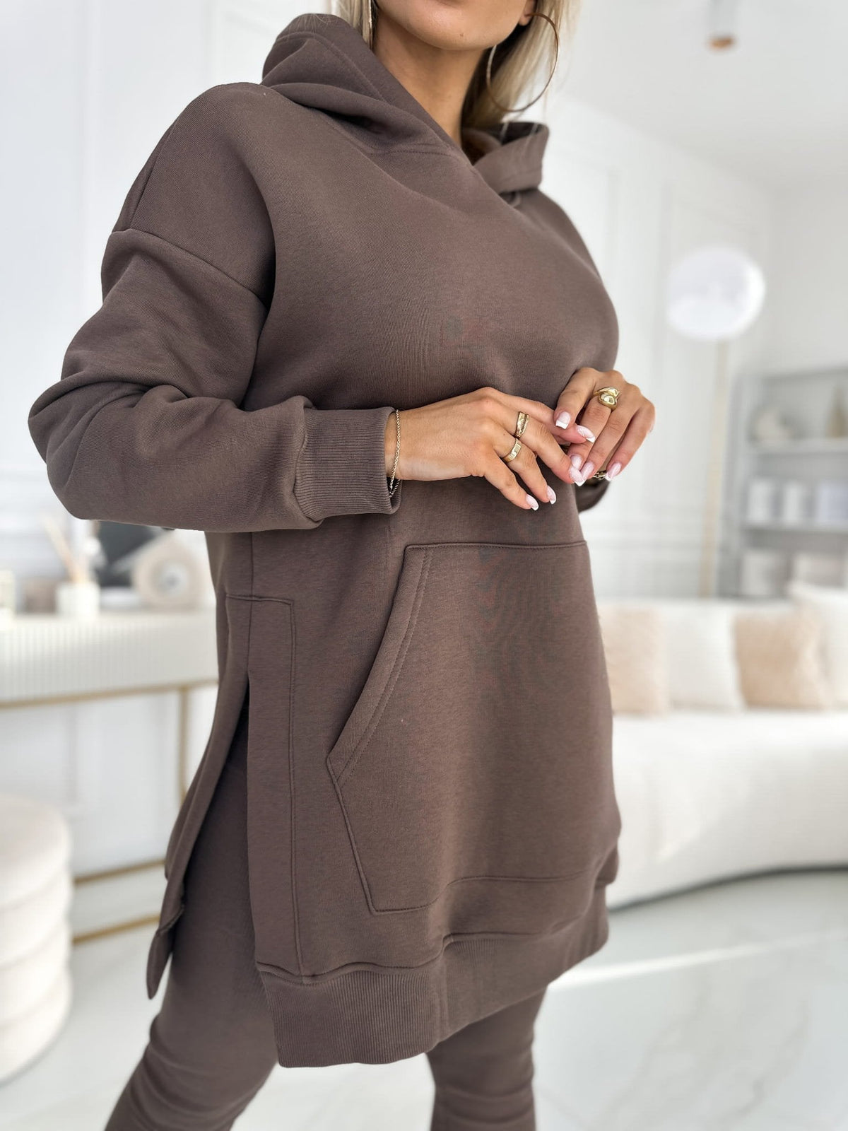 Helvano | Damen Hoodie &amp; Leggings Set 2-teilig