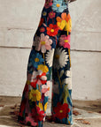 Helvano | Florale Marlenehose für Damen
