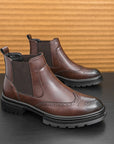 Helvano | Chelsea Boots mit Flügelkappe für Herren