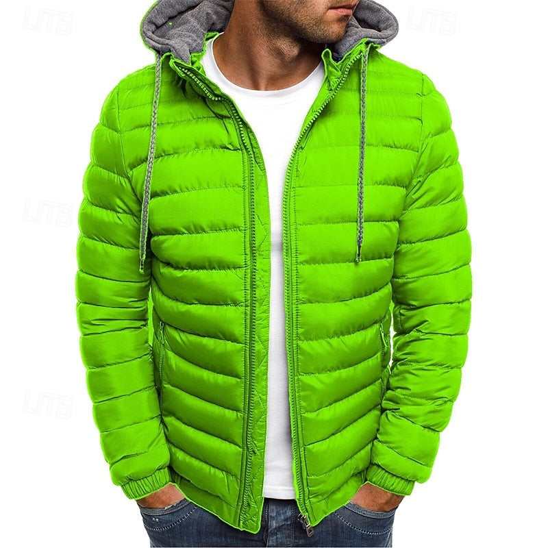 Helvano | Gesteppte Pufferjacke mit Kapuze für Herren
