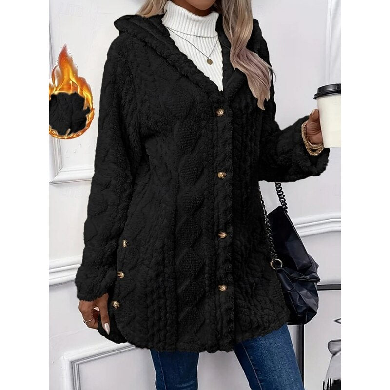 Helvano | Warme Kapuzenjacke für Damen