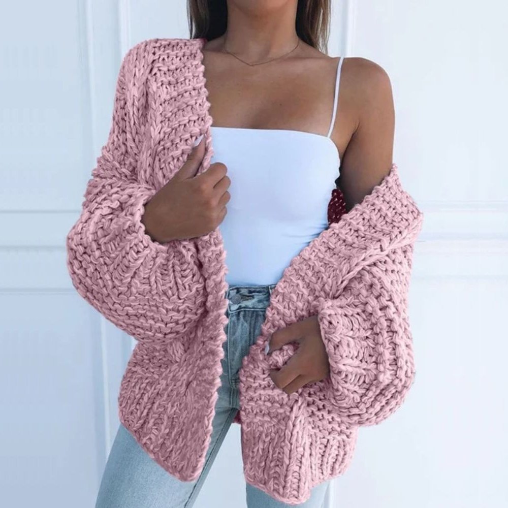 Helvano | Grobstrick-Cardigan für Damen