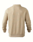 Helvano | Leichter Strickpullover mit Reissverschluss für Herren