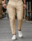 Helvano | Slim-Fit Chino mit Kordelzug für Herren