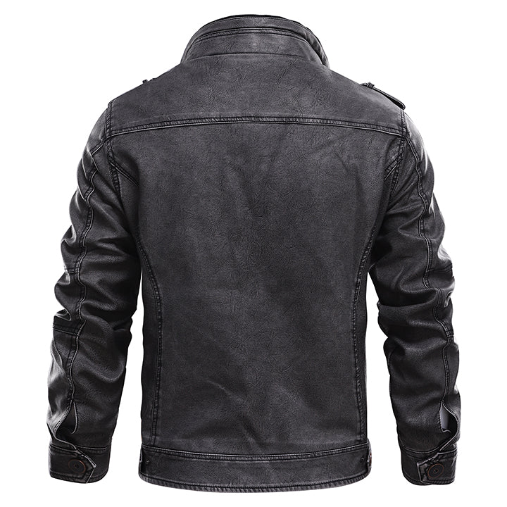 Helvano | Lederjacke für Herren in Schwarz