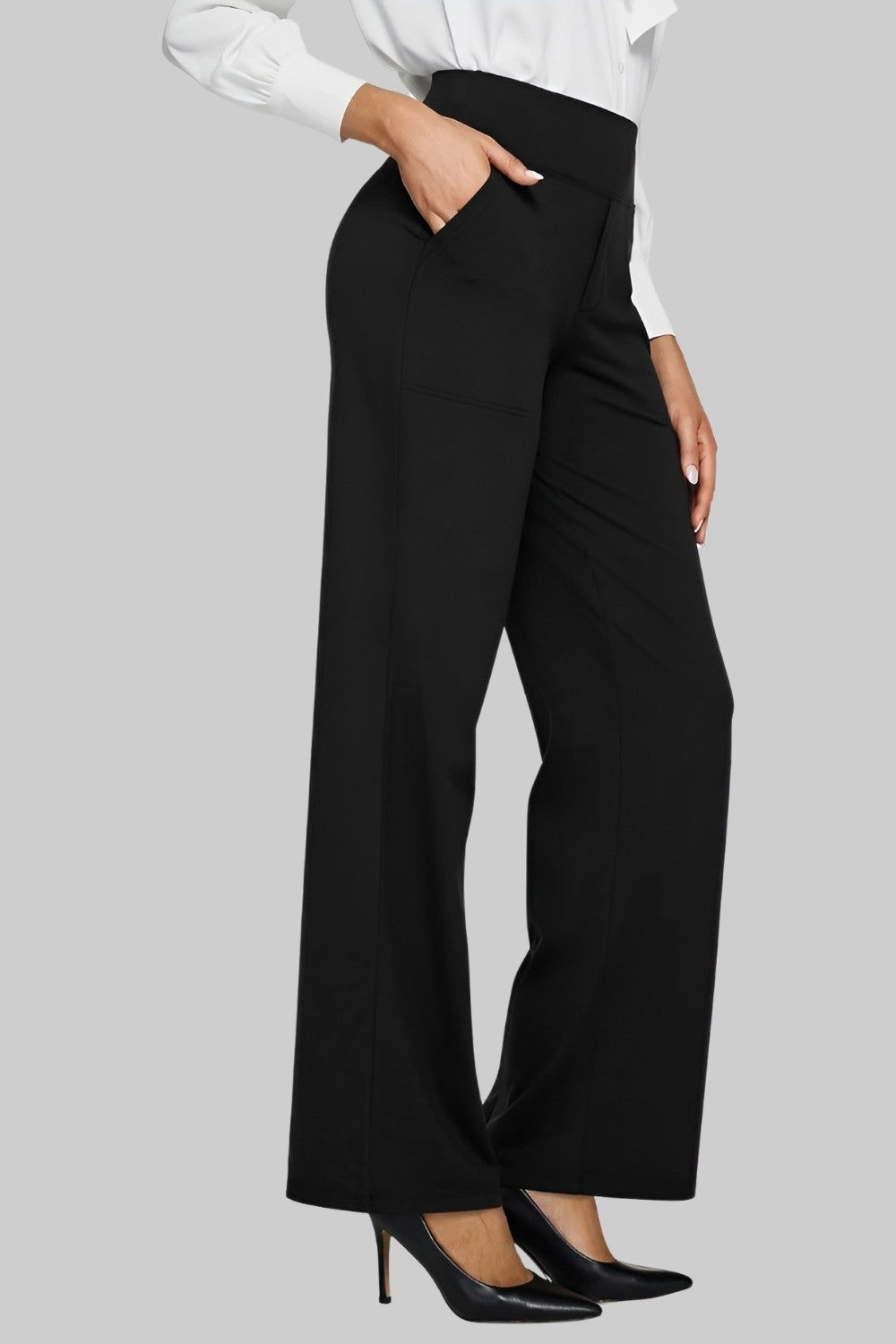Helvano | Damen Stretch-Hose mit elastischem Bund