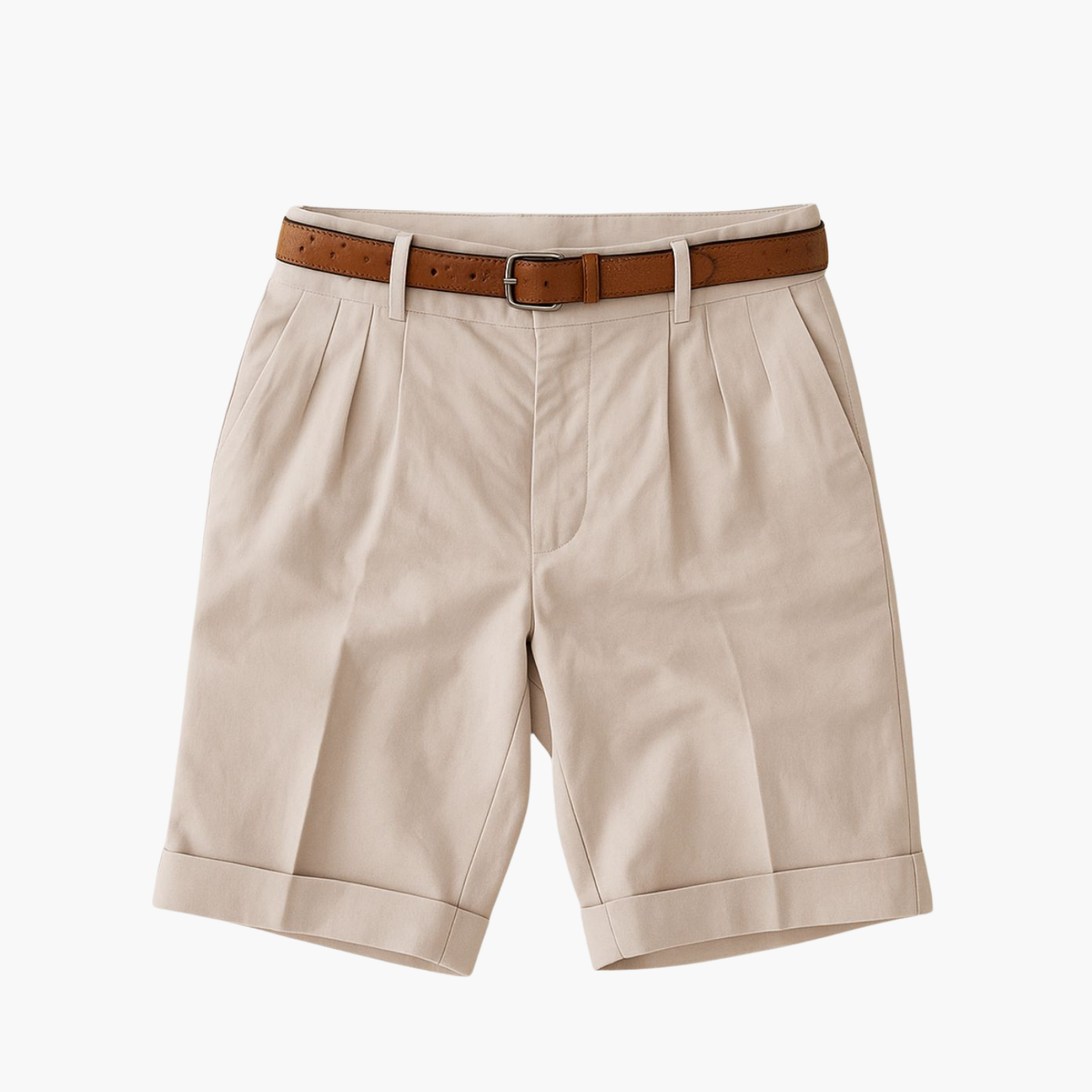 Helvano | Herren-Set mit Stehkragen-Hemd und Shorts