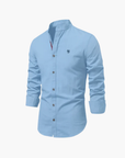 Helvano | Herren-Set mit Stehkragen-Hemd und Shorts