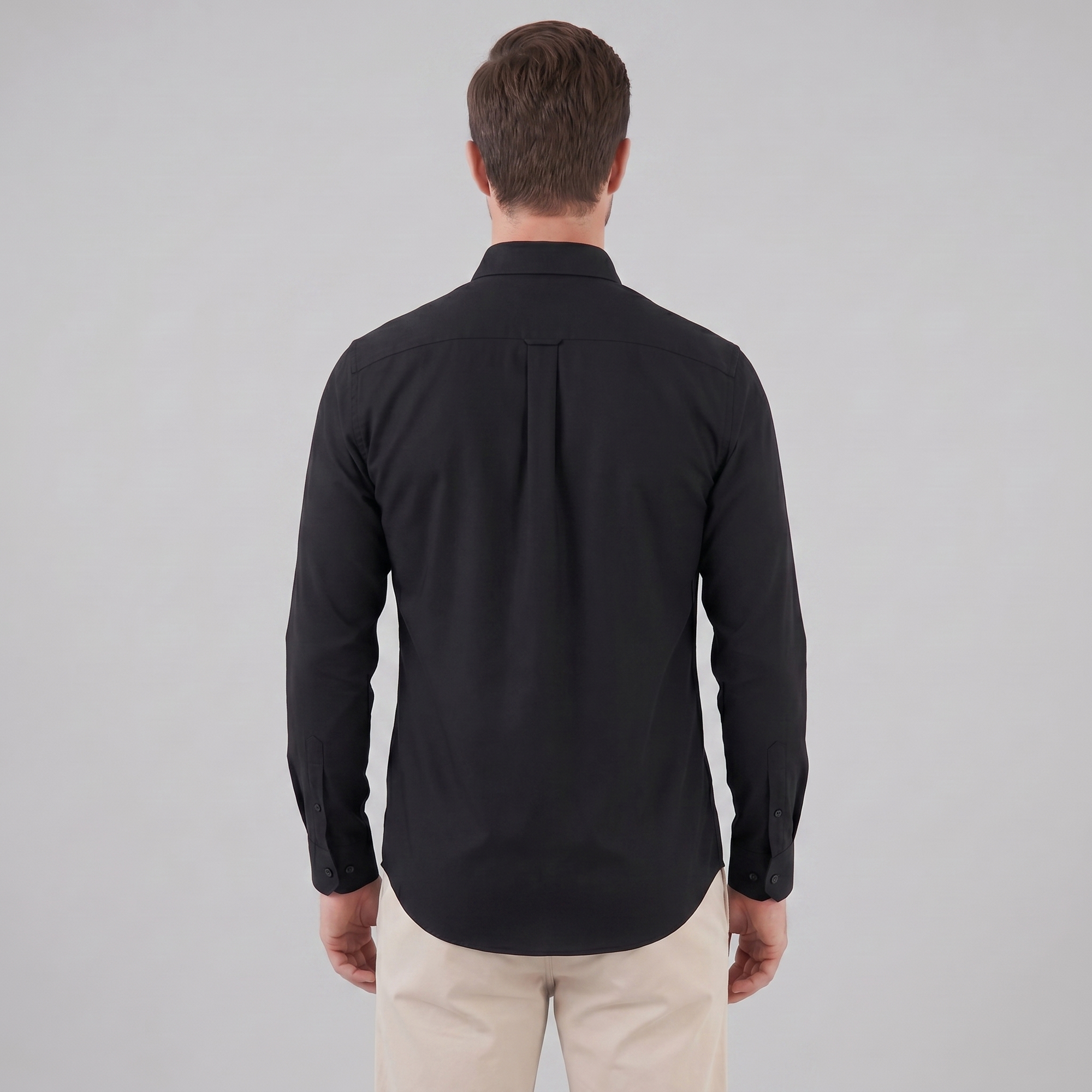 Helvano | Slim-Fit Herrenhemd mit langem Arm