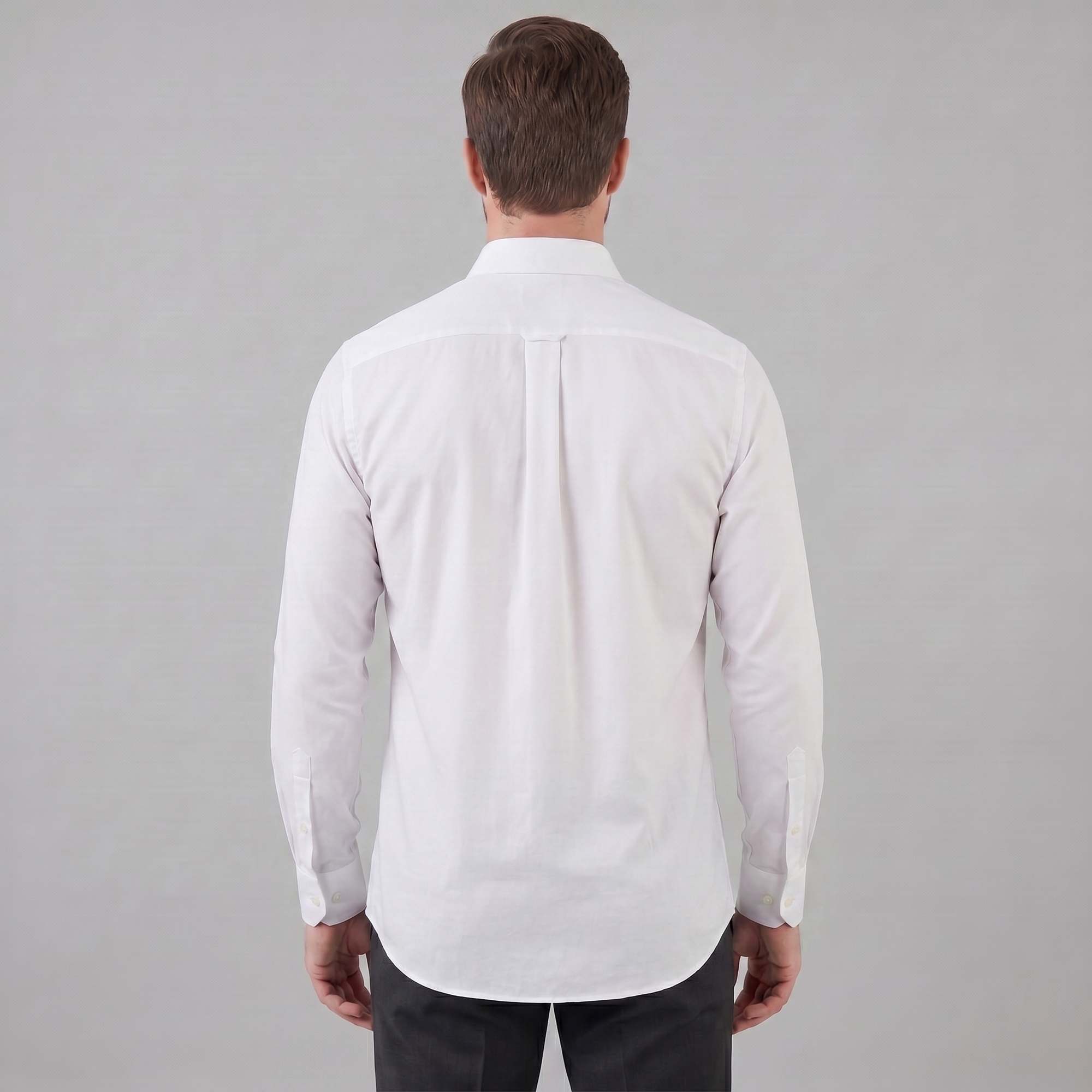 Helvano | Slim-Fit Herrenhemd mit langem Arm