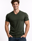 Helvano | T-Shirt für Herren mit V-Ausschnitt