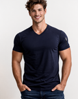 Helvano | T-Shirt für Herren mit V-Ausschnitt