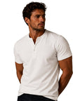 Helvano | T-Shirt mit Knopfleiste für Herren