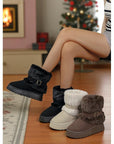 Helvano | Damen-Schneestiefel mit flauschigem Besatz