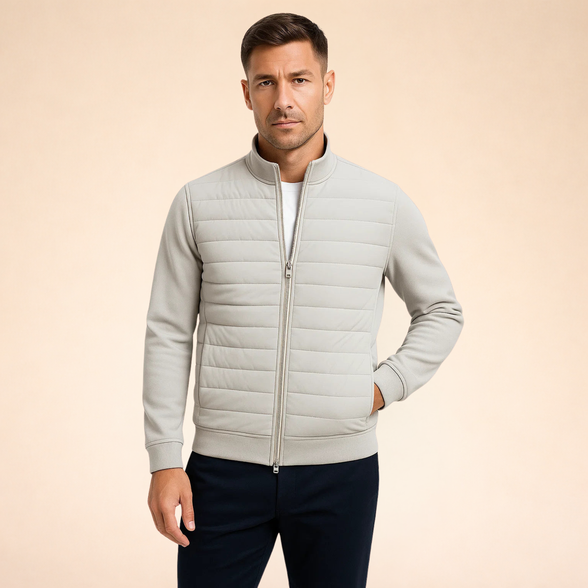 Helvano | Herren Steppjacke mit Stehkragen