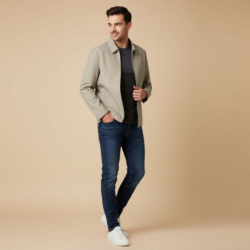 Helvano | Übergangsjacke für Herren mit Stehkragen