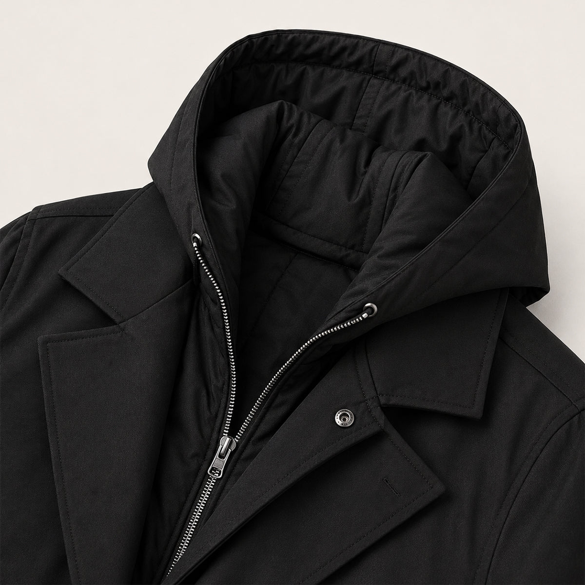 Helvano | Herren Parka mit Kapuze für Übergang