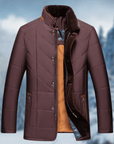 Helvano | Gesteppte Winterjacke mit Stehkragen für Herren