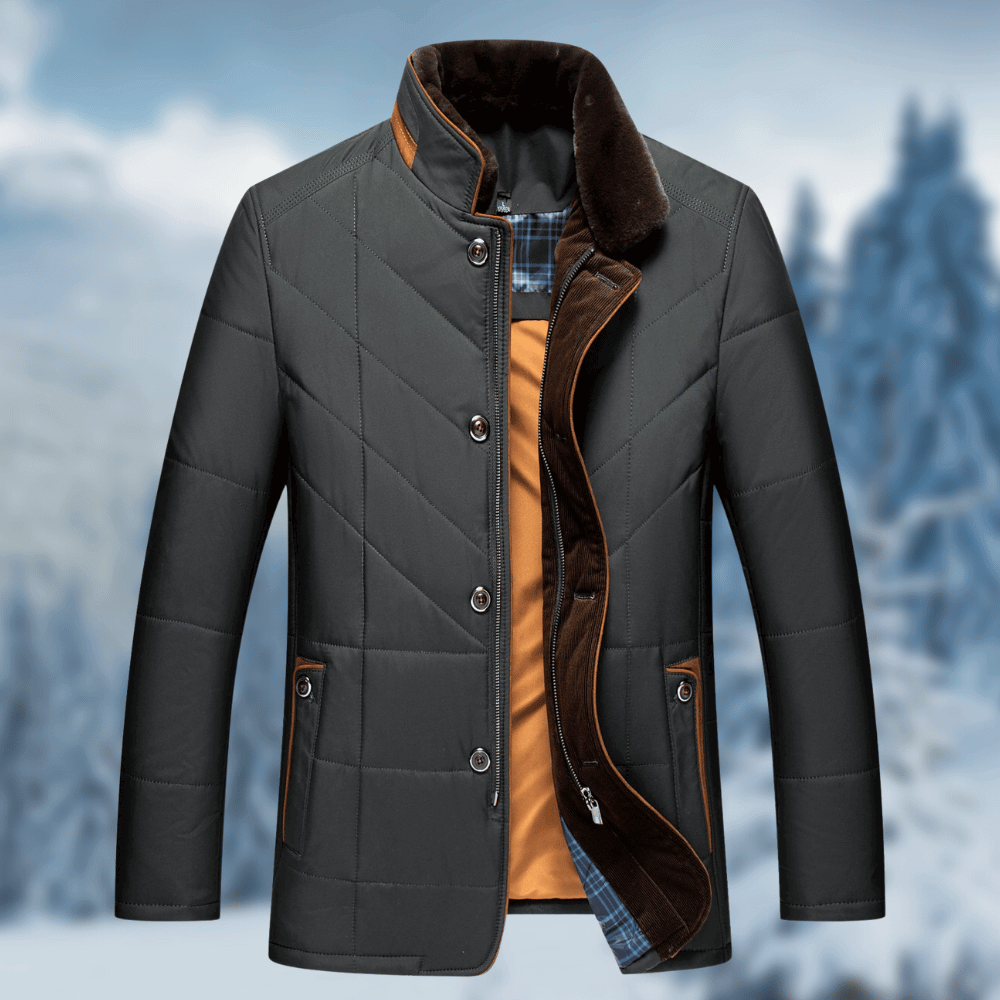 Helvano | Gesteppte Winterjacke mit Stehkragen für Herren