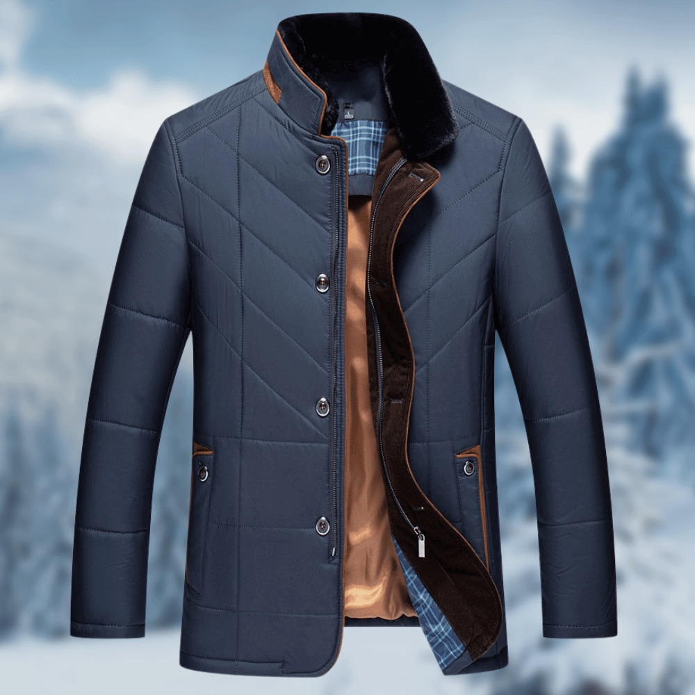 Helvano | Gesteppte Winterjacke mit Stehkragen für Herren